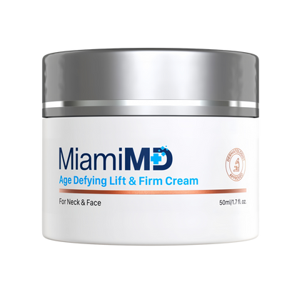 MiamiMD Age-Defying Lifting & Firming Face Cream for Women - Lift & Firm for Anti Aging, Wrinkle Reducer & Hydrating Moisturizer for Smooth, Radiant Skin, Tightening Cream for Face & Neck – 1.7oz